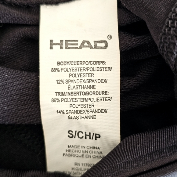 Head Attitude High Rise Leggings Mesh detail Dri-Motion Hidden Pocket Size Small - Picture 7 of 11